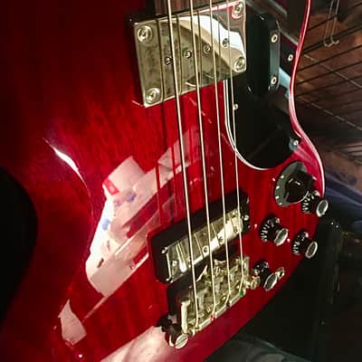 EPIPHONE ELITIST EB3 SHORT SCALE BASS 2005 - CHERRY image 10