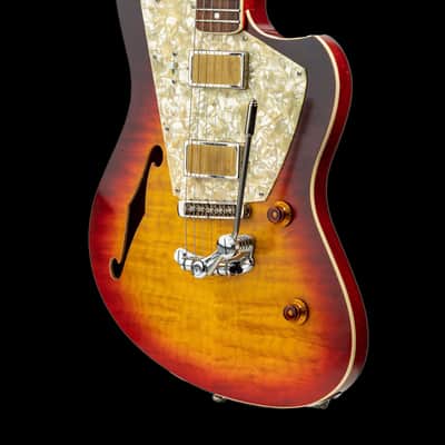 Rufini Guitars Montefalco Custom 2022 Sunburst w/ Quilted Maple Top, NEW (Authorized Dealer) image 8