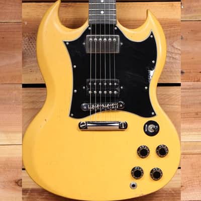 GIBSON 2004 SG SPECIAL Rare Worn TV Yellow PAF PU Ebony Board Faded Relic 54601 image 1