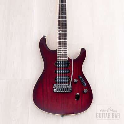 2010 Ibanez Prestige SV5470A HSH Crimson Wine w/ Case image 2