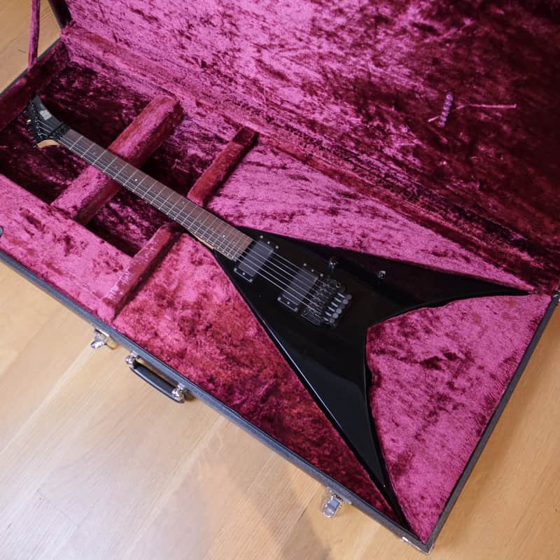 1995 ESP Custom King V KV2 Black