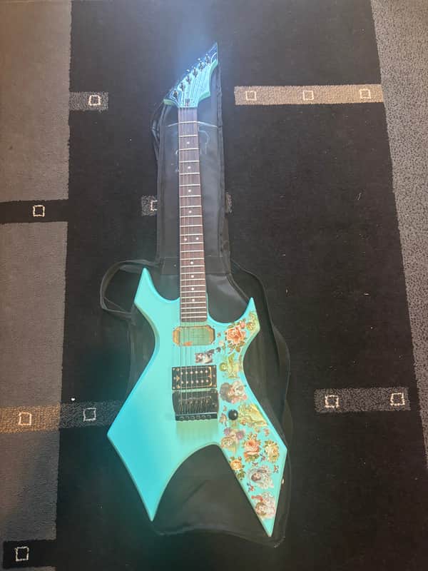 B.C. Rich Warlock late-80s - Robin’s Egg Blue image 1