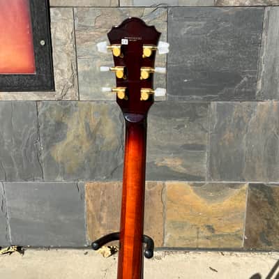 Used 1996 Ibanez AM200 Exotic Wood Hollowbody Electric with Case image 6