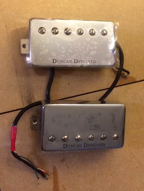 Duncan Designed HB102N and HB102B Chrome Humbucking pickup set