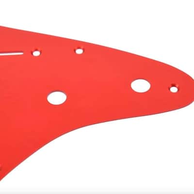 Red SSS Aluminum Guitar Strat Style Pickguard Scratch Plate image 4