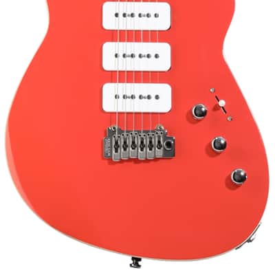 Reverend Kingbolt 390 Electric Guitar - Feisty Red with Maple Fingerboard image 2