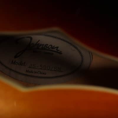 Johnson JS 500 (SN) Electric Semi Hollowbody F Holes Guitar image 6