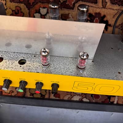 Vintage 1970s Carlsbro 50 Top *Drake Transformers* Guitar Valve Amplifier Head image 17