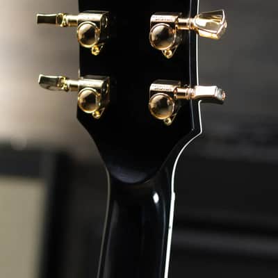 Gibson '70s Les Paul Custom Electric Guitar - Ebony with Hardshell Case image 7