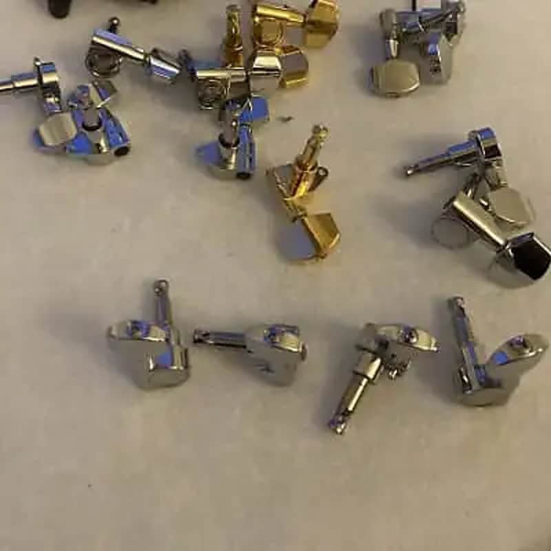 20 x Furch guitar and bass tuners gold black chrome for repair luthier upgrade image 1