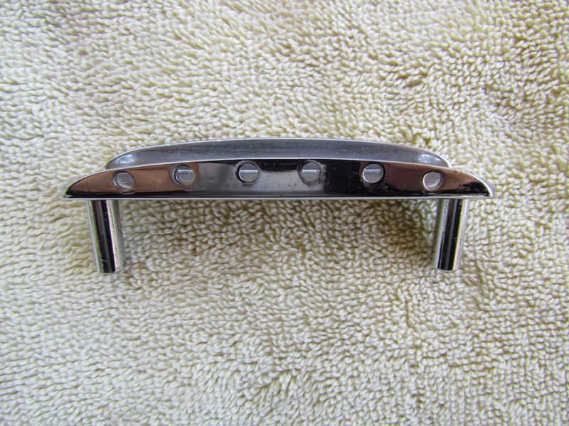 Vintage Fender Jaguar Bridge Fits Jazzmaster & Mustang Clean Vintage Jaguar Bridge Base Pre CBS Style READ ENTIRE DESCRIPTION image 1