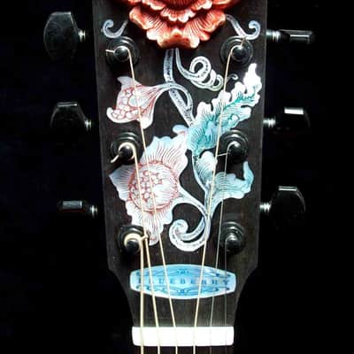 Blueberry Handmade Acoustic Guitar Grand Concert image 2