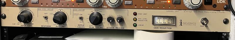 Inovonics Model 201 Compressor/Limiter 1970's - White image 1