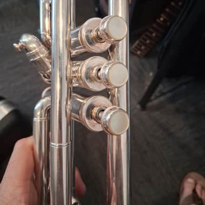 1921 Emil K. Blessing Trumpet - Silver image 5