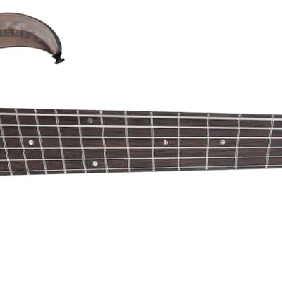 Ibanez BTB806MS Bass Workshop Multi-Scale 6-String Bass Guitar, Panga Panga Fingerboard, Transparent Gray image 2