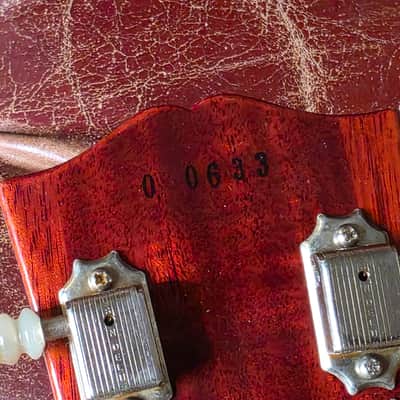Gibson Les Paul Standard R0 1960 V2 60th Anniversary ARTIST OWNED by THE DARKNESS Dan & Justin Hawkins Orange Lemon Burst R9 59 60 Historic Custom Shop Reissue 1959 Transition Model image 13