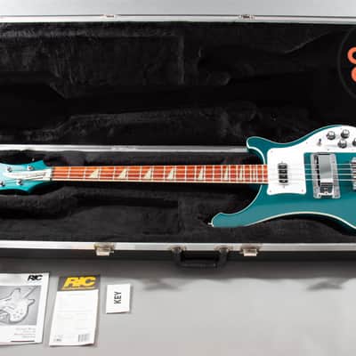 2004 Rickenbacker 4003 Turquoise Rare Color OHSC Paperwork All Original image 2