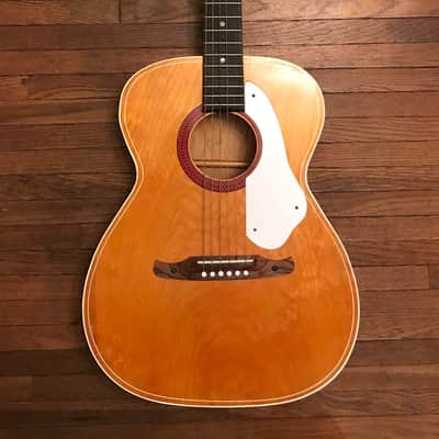 Vintage 1970 Fender F1010 Uni-Bar Acoustic Natural image 1