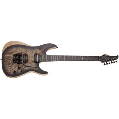 Schecter Reaper-6 FR S Satin Charcoal Burst SCB Electric Guitar + Hardshell Case Sustainiac Reaper image 2