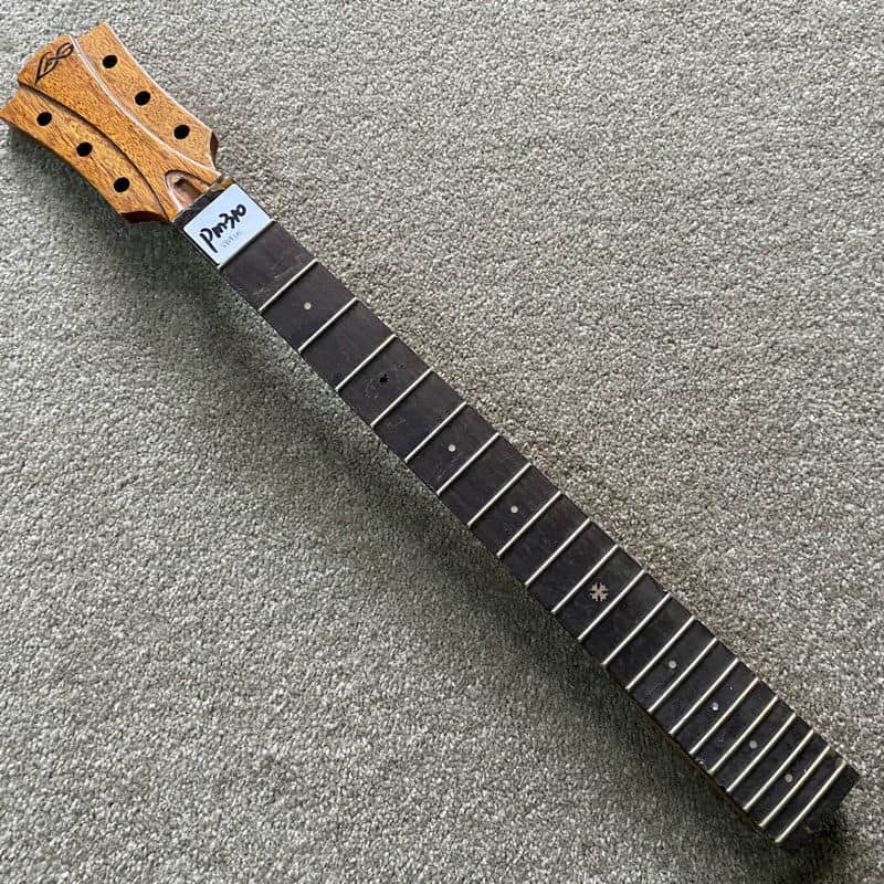 LAG Mahogany DIY Project Guitar Neck, Rosewood 22 Frets Fingerboard image 1