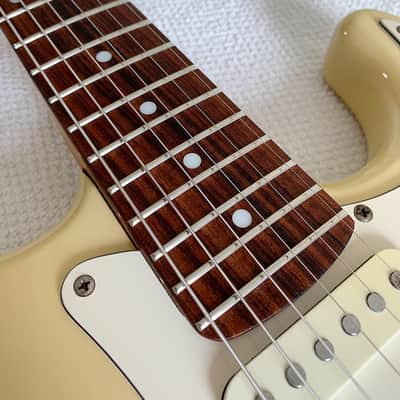 1980’s - 1990’s Vintage Starfire Stratocaster by EKS Tech Inc. Vintage Cream / Buttercream, Made in Japan. Upgraded, Serviced & Setup image 14
