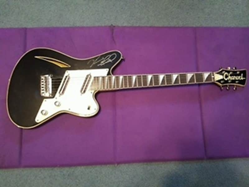 Black Charvel Surfcaster Formerly Owned By Vince Gill image 1