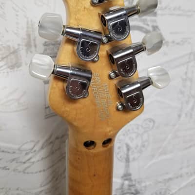 Ernie Ball Music Man Axis 1994 Gloss Black Rare Matching Headstock One Owner Never Played NICE! image 3