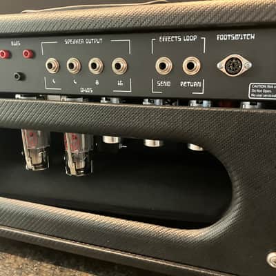 Amplified Nation WONDERLAND OVERDRIVE V2 50W HEAD 2025 - CARBON FIBER TOLEX image 5