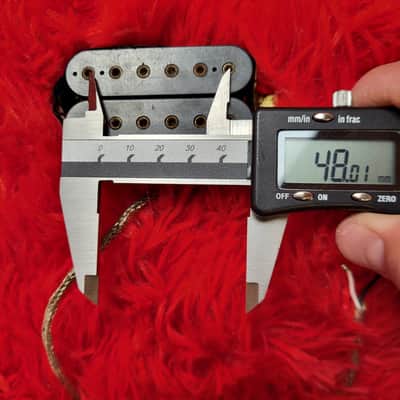 DiMarzio DP104 Super II 1977 - Double Black - 2 Conductor - Brass Baseplate - Not Functioning Both Coils Open image 10
