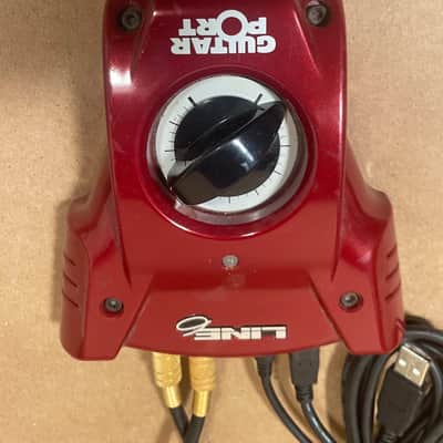 Line 6 Guitar Port USB Guitar Interface 2000s - Red image 2