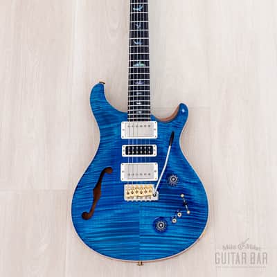 2023 Paul Reed Smith Wood Library Special 22 Semi-Hollow 10 Top Aquamarine w/ Case, Tags image 2