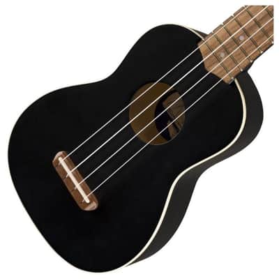 FENDER - Venice Soprano Uke UKULELE Black 0971610706 image 3