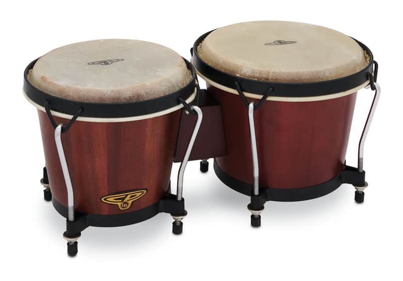 CP Traditional 6" and 7" Bongos - Dark Wood with Black Hardware image 1
