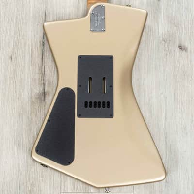 Mint Ernie Ball Music Man St. Vincent Goldie Guitar, Ebony Fingerboard, Roasted Maple Neck, Cashmere image 4