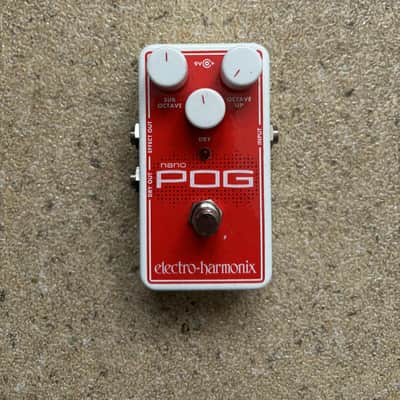 Electro-Harmonix Nano POG Polyphonic Octave Generator 2015 - Present - Red / White image 1