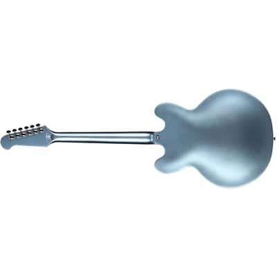 Epiphone Dave Grohl Signature DG-335 Semi-Hollow Guitar w/ USA Gibson Pickups and Hard Case - Pelham Blue image 8