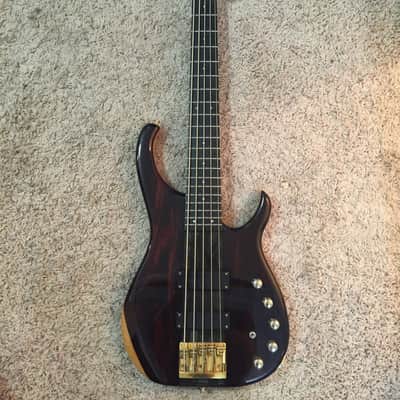 Modulus Quantum 5 TBX w/ Cocobolo top, Neck-through image 1