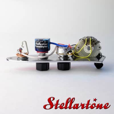 Tele-Jazz bass tone control system pre-wired assembly, v.4S-B6-PW (master volume and ToneStyler B-6) image 7