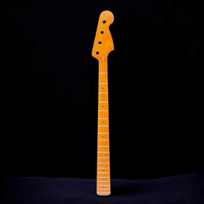 Allparts Select Replacement Jazz Bass Neck Roasted Maple JMF-RM image 3