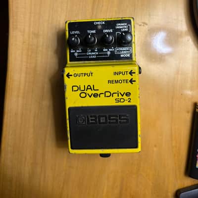 Boss SD-2 Dual OverDrive (Silver Label) 1993 - 1998 - Yellow imagen 2