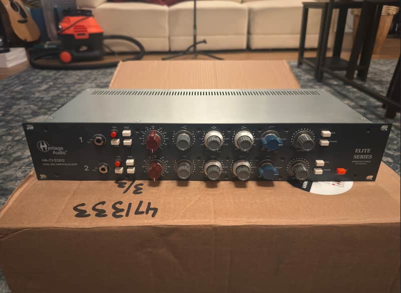 Heritage Audio HA-73 EQX2 Elite Series Dual-Channel Mic Preamp / EQ 2017 - 2019 - Blue image 1