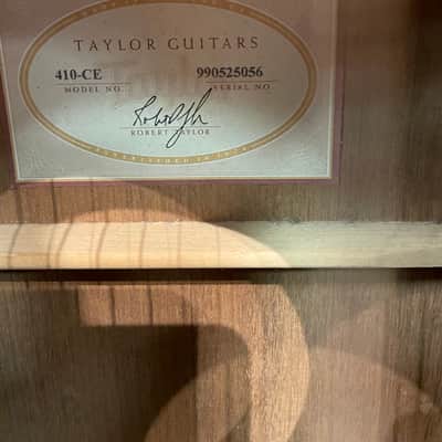 Taylor 410ce with Fishman Electronics 1999 - Natural (Muscle Shoals, AL) image 3