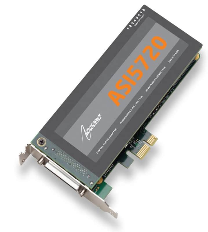 AudioScience ASI5720 PCI Express, 2 record, 6 play/2 out, Analog ONLY, PCM image 1