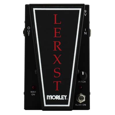 Lerxst Blah Blah Alex Lifeson Signature Wah Pedal by Morley w/ Hand-Signed Backstage Laminate image 1