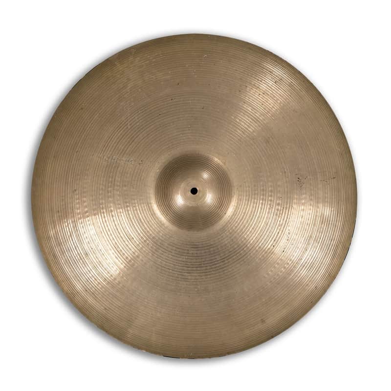 A. Zildjian 24" Hollow Logo Medium Ride Cymbal 1978 - 1982 image 1