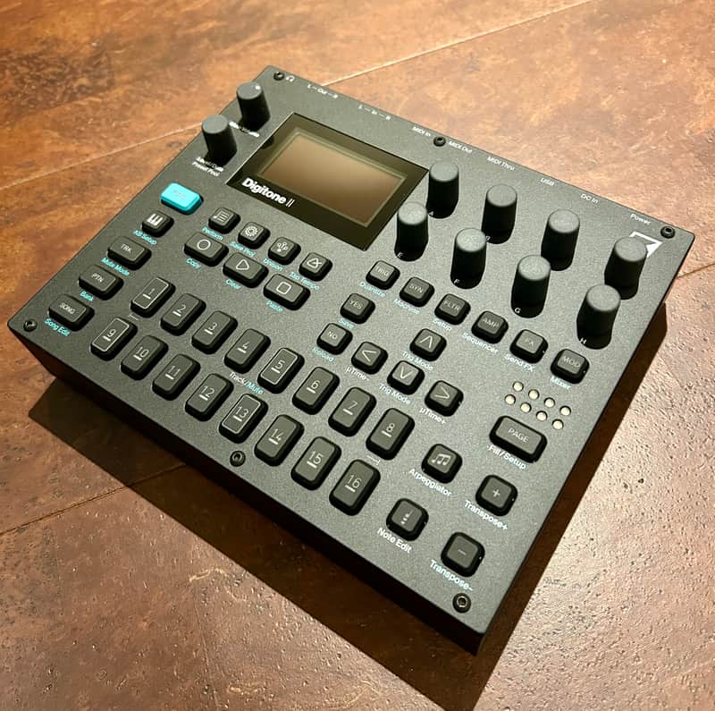Elektron Digitone II 16-Voice Digital Synthesizer 2024 - Present - Black image 1
