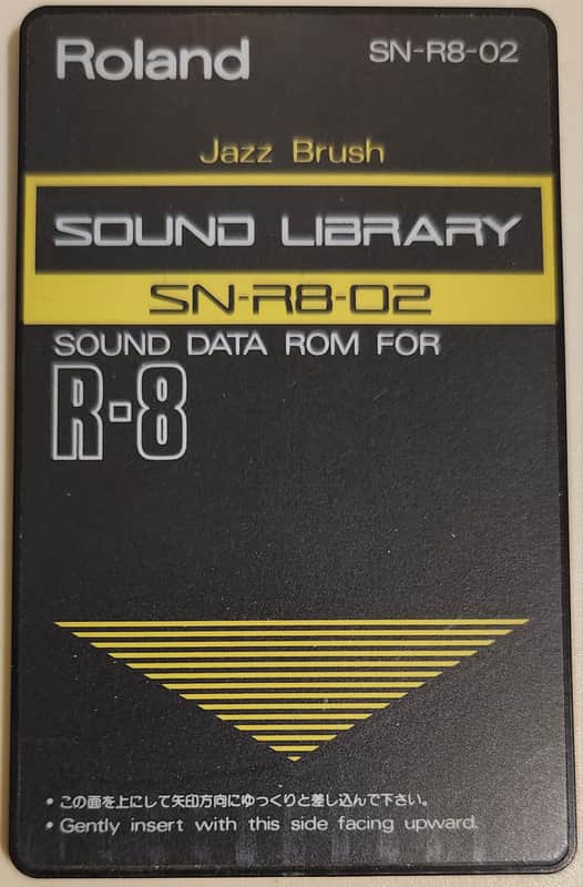 Roland SN-R8-02 Jazz Brush 1990s Sound Library- Black image 1