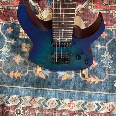 Ibanez RG7421PB 7-String Electric Guitar - Sapphire Blue Flat image 6