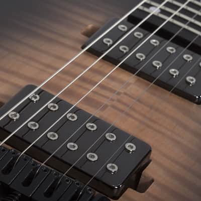 Schecter C-1 Standard Plus Guitar in Ember Burst image 7