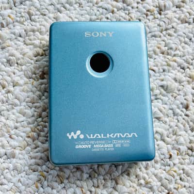 Sony WM-EX610 Walkman Cassette Player, Awesome Candy Blue ! Working ! image 6